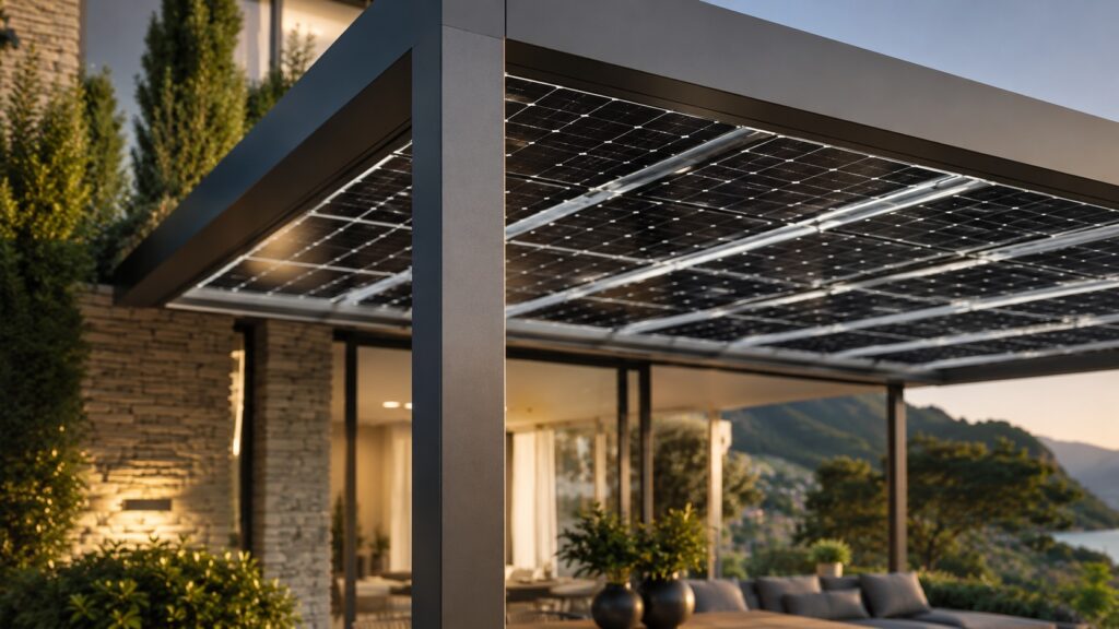 pergola fotovoltaico